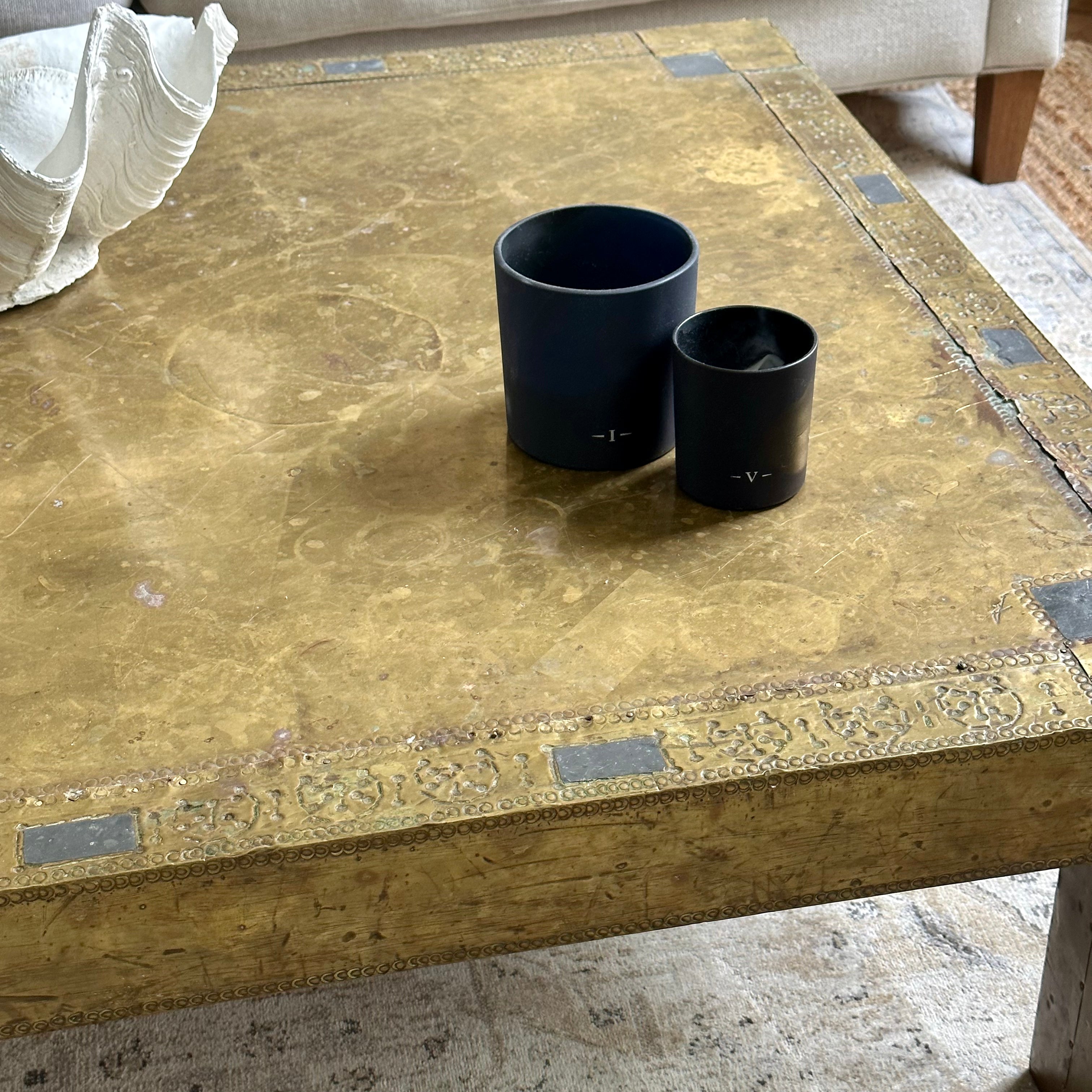 Rodolfo Dubarry Brass Coffee Table 