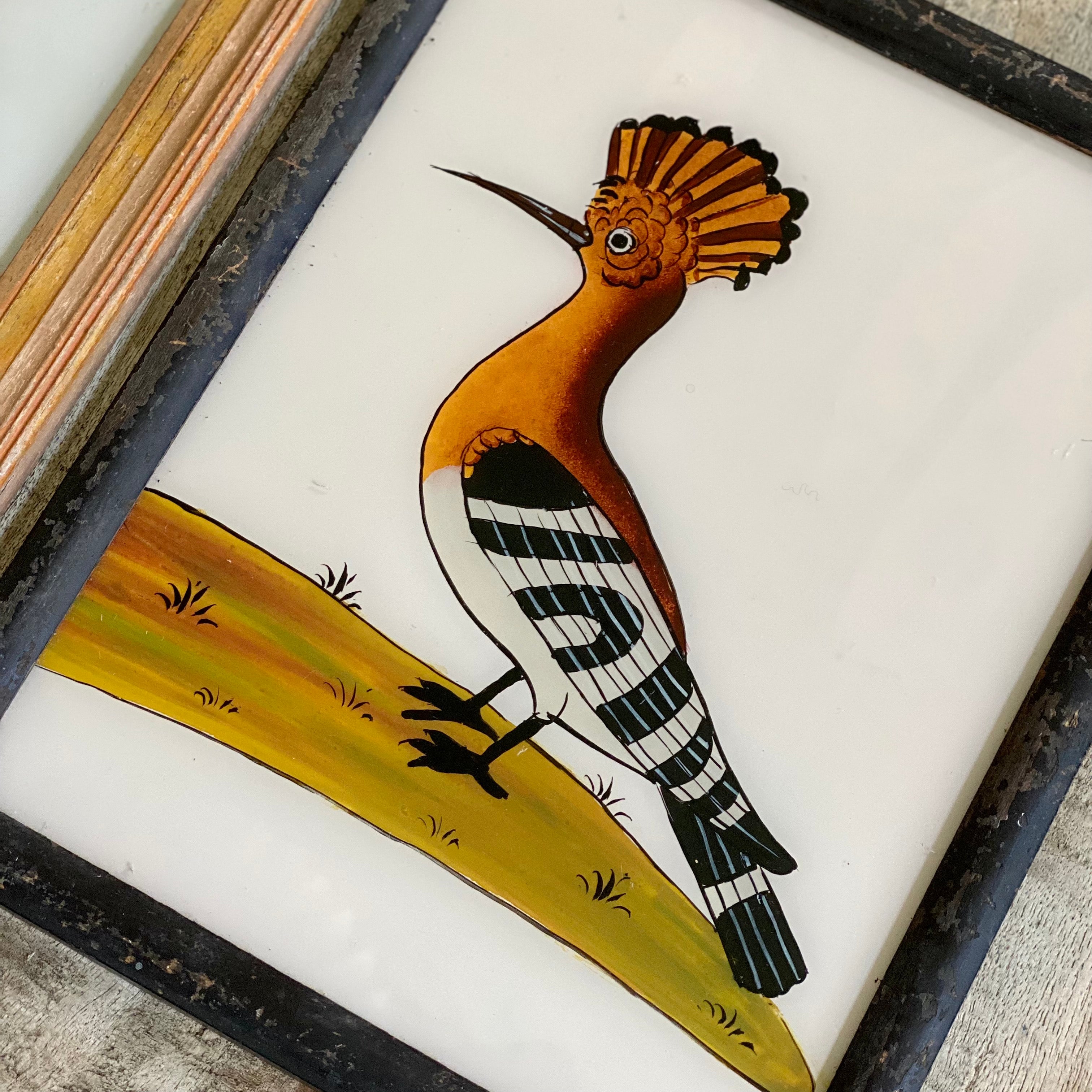 Vintage Indian Glass Paintings 